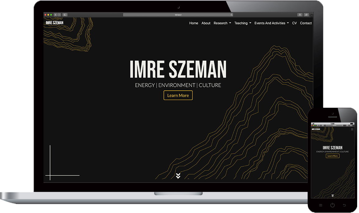 Imre Szeman Website